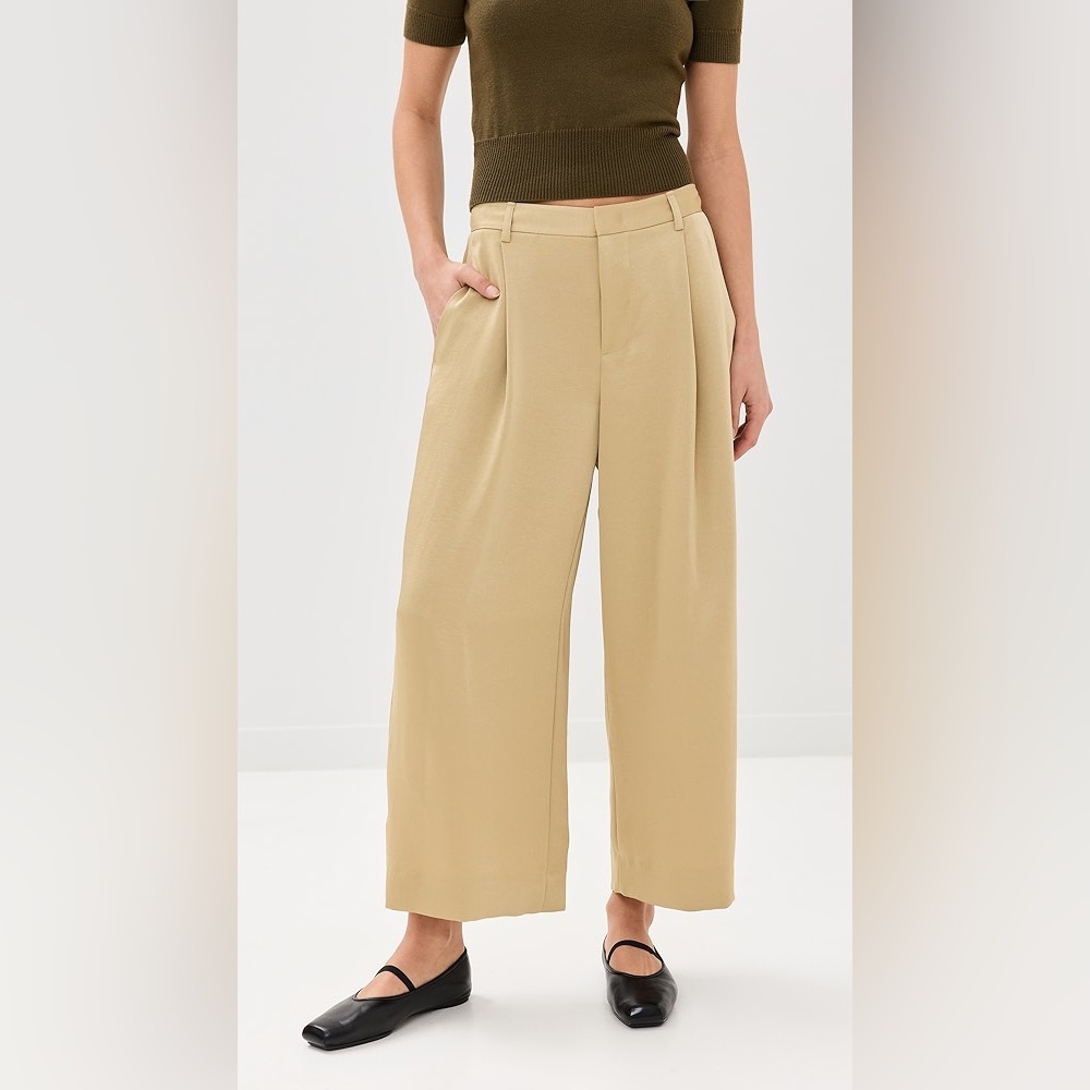 VINCE Mid Rise Satin Culottes - Women’s Size 2